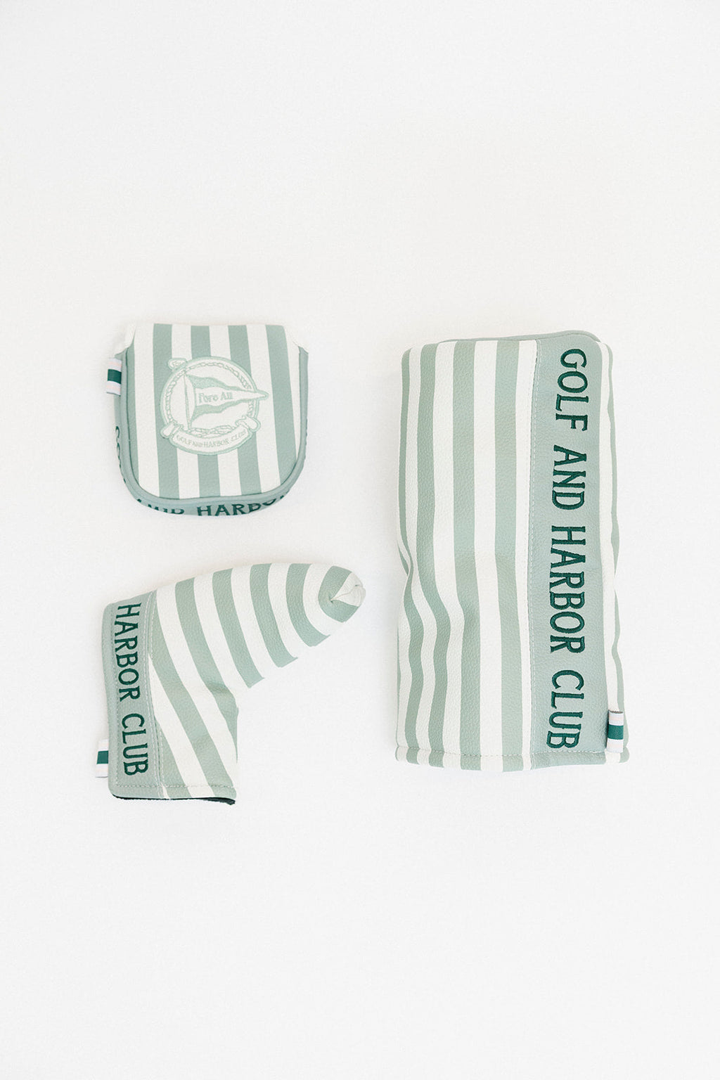 Mandy Mallet Cover - Sea/Sugar Stripes