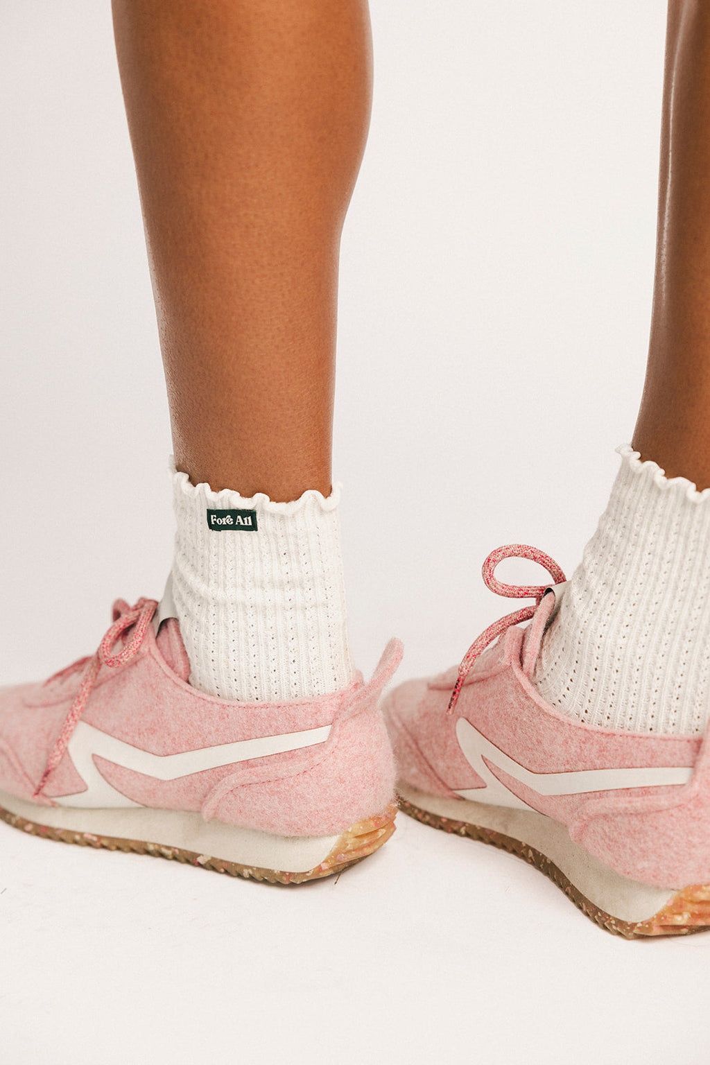 Reef Ruffle Sock - Sugar