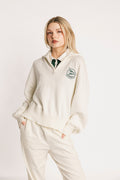 Nautical Quarter Zip - Sugar