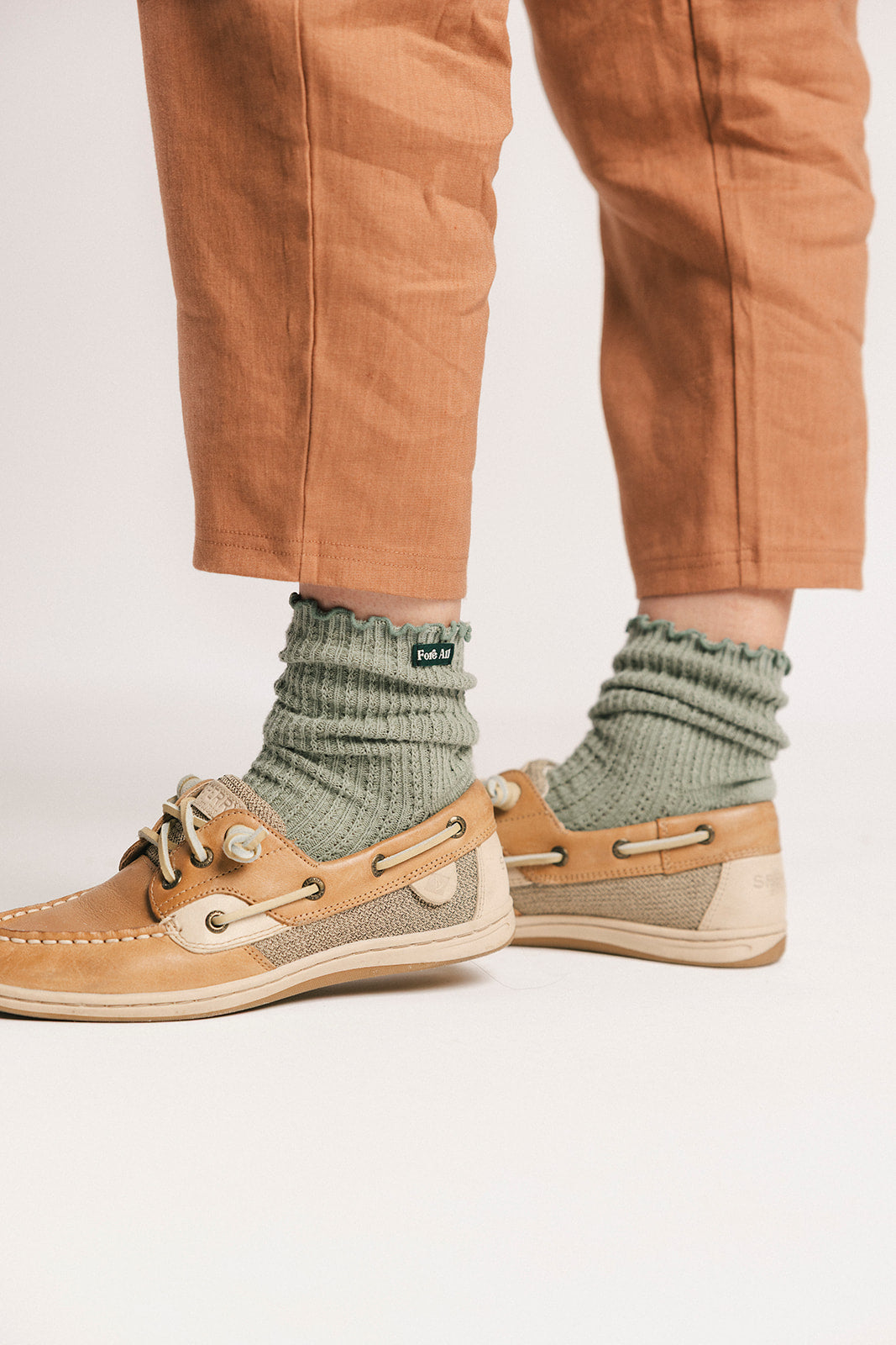 Reef Ruffle Sock - Sea