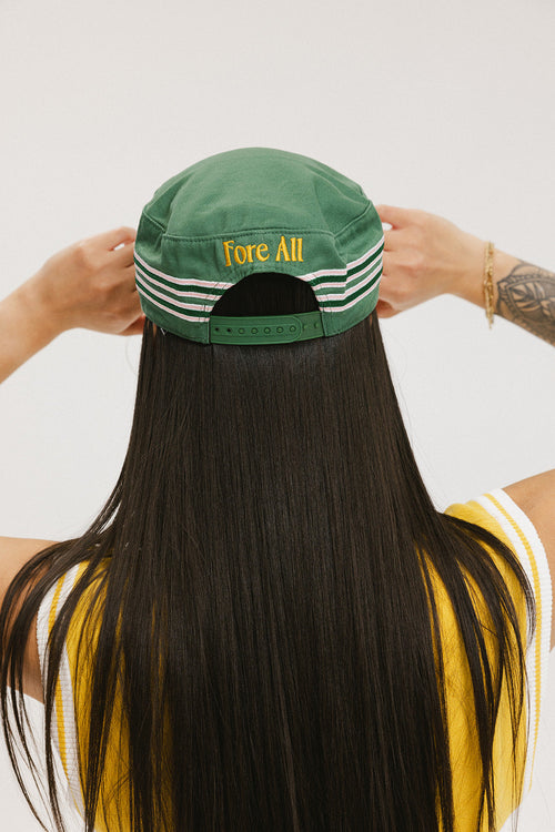 Caddy Cap - Green/Mustard